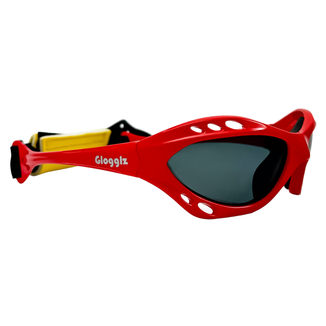 Glogglz Rayz UV-beschermde zonnebril - Red
