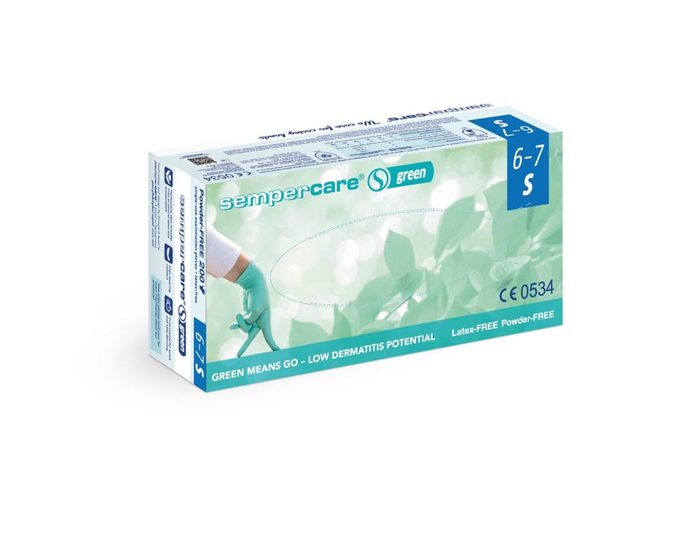 SEMPERCARE green<br>200 Stück, S, unsteril