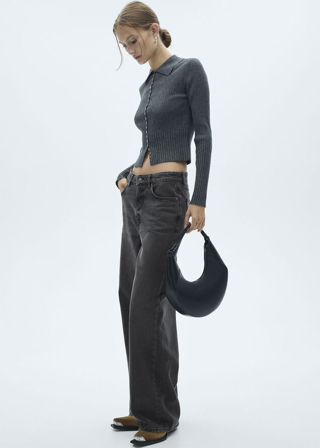 MANGO JEANS. -- DANIELLE Open grey