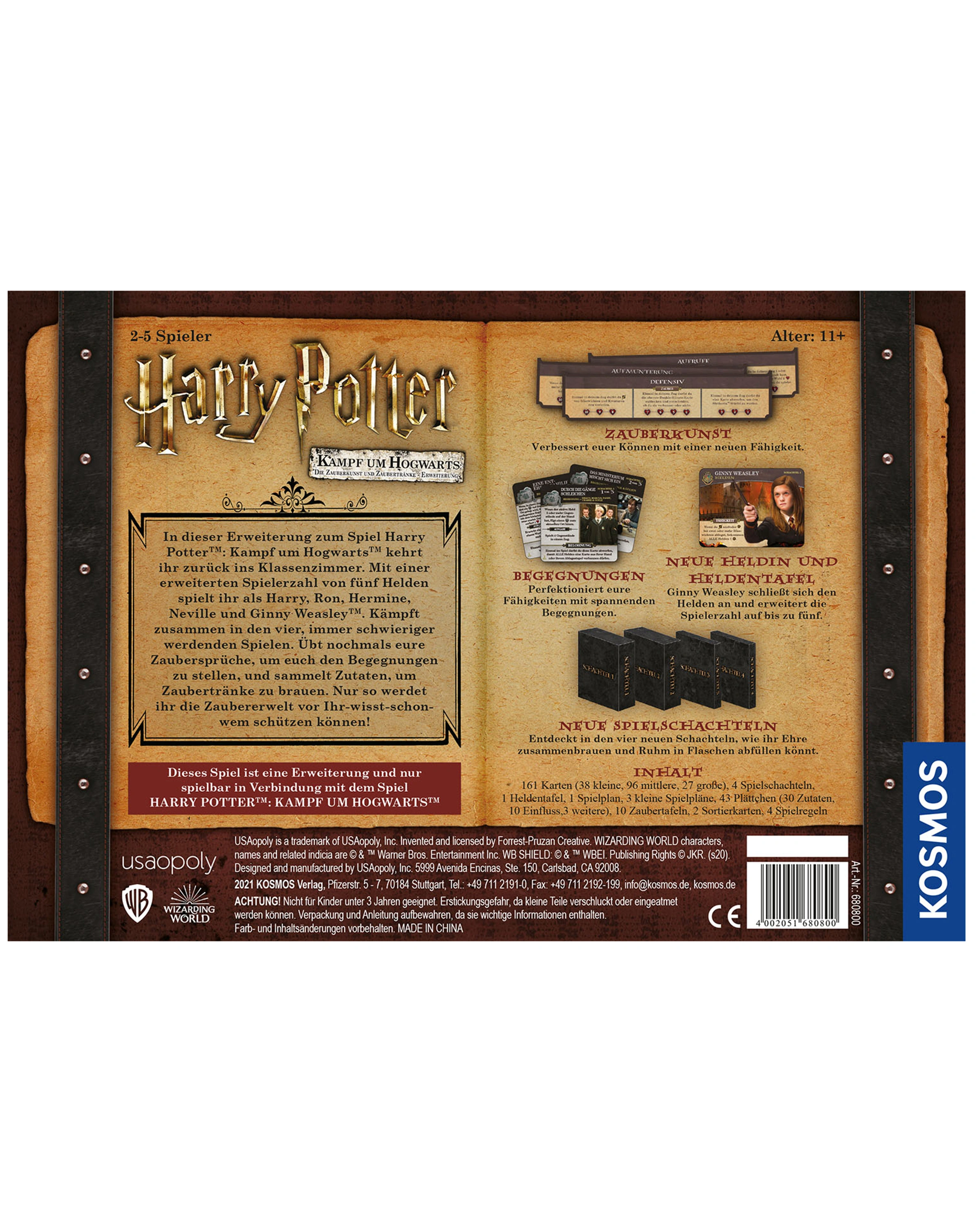 Harry Potter: KAMPF UM HOGWARTS - Erweiterung Zauberkunst und Zaubertränke