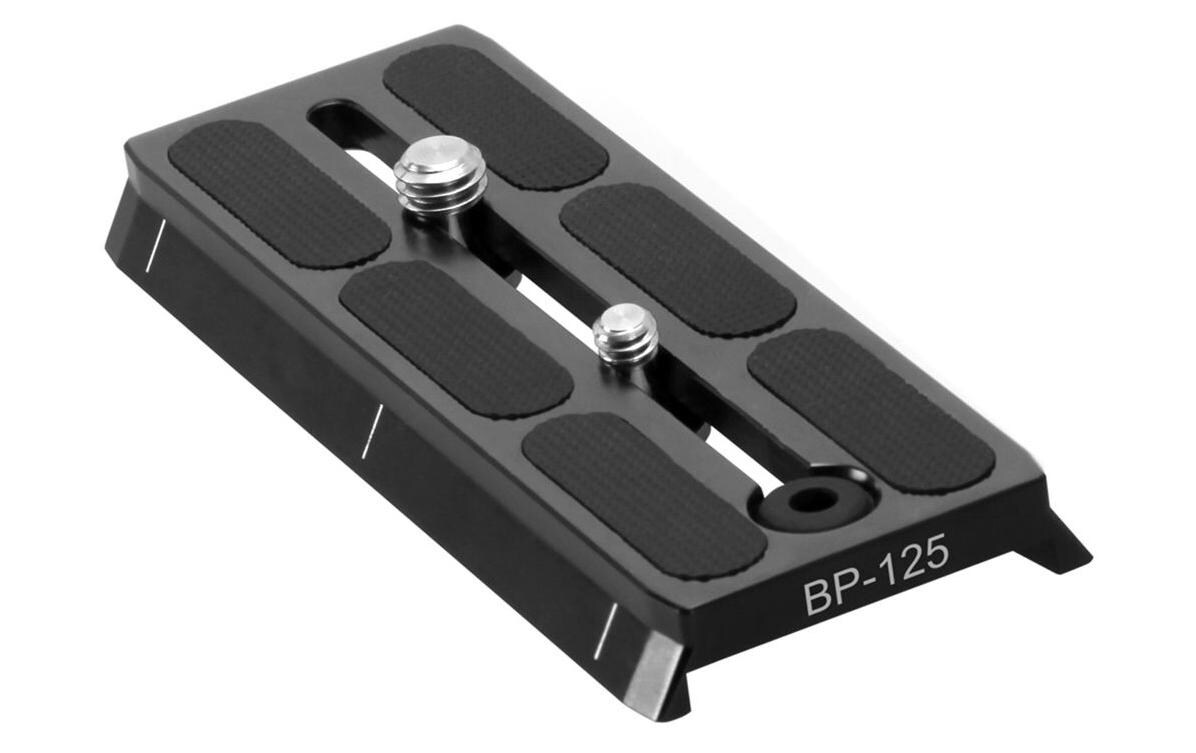 Schnellwechselplatte BP-125Video-Schnellwechselplatte für diverse Kameras, Objektive und Camcorder
