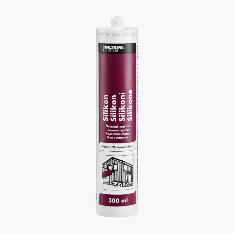 Byggfug, hvit, 300 ml