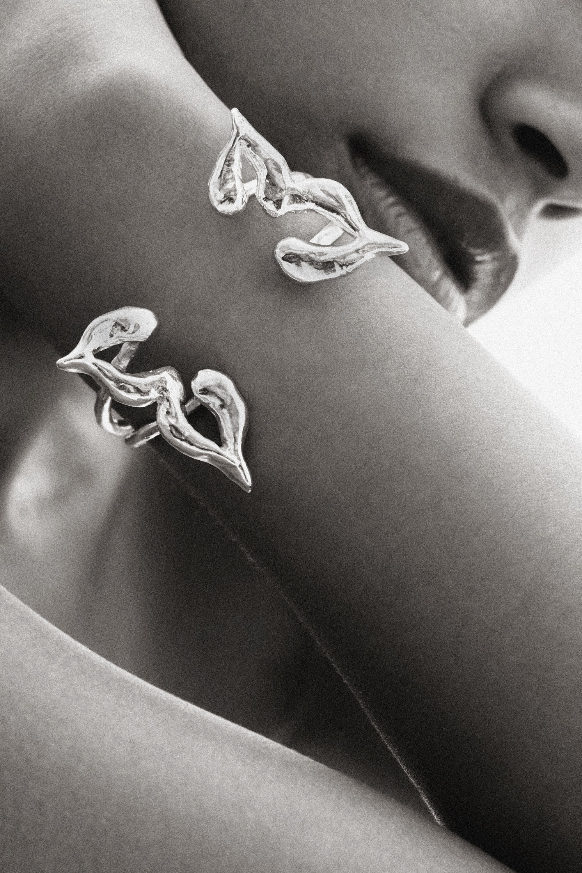 Bracelet papillon plaqué or Zalio
