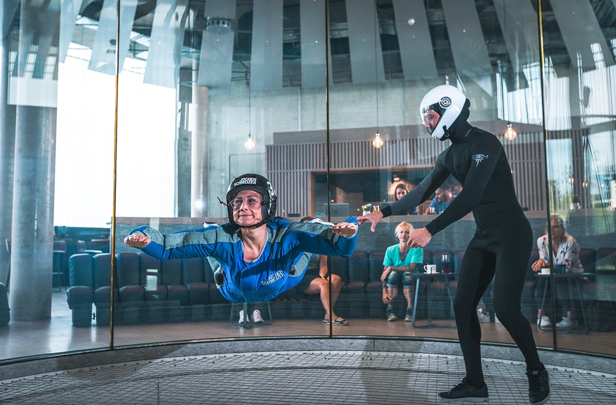 Bodyflying in Taufkirchen bei München als Geschenk