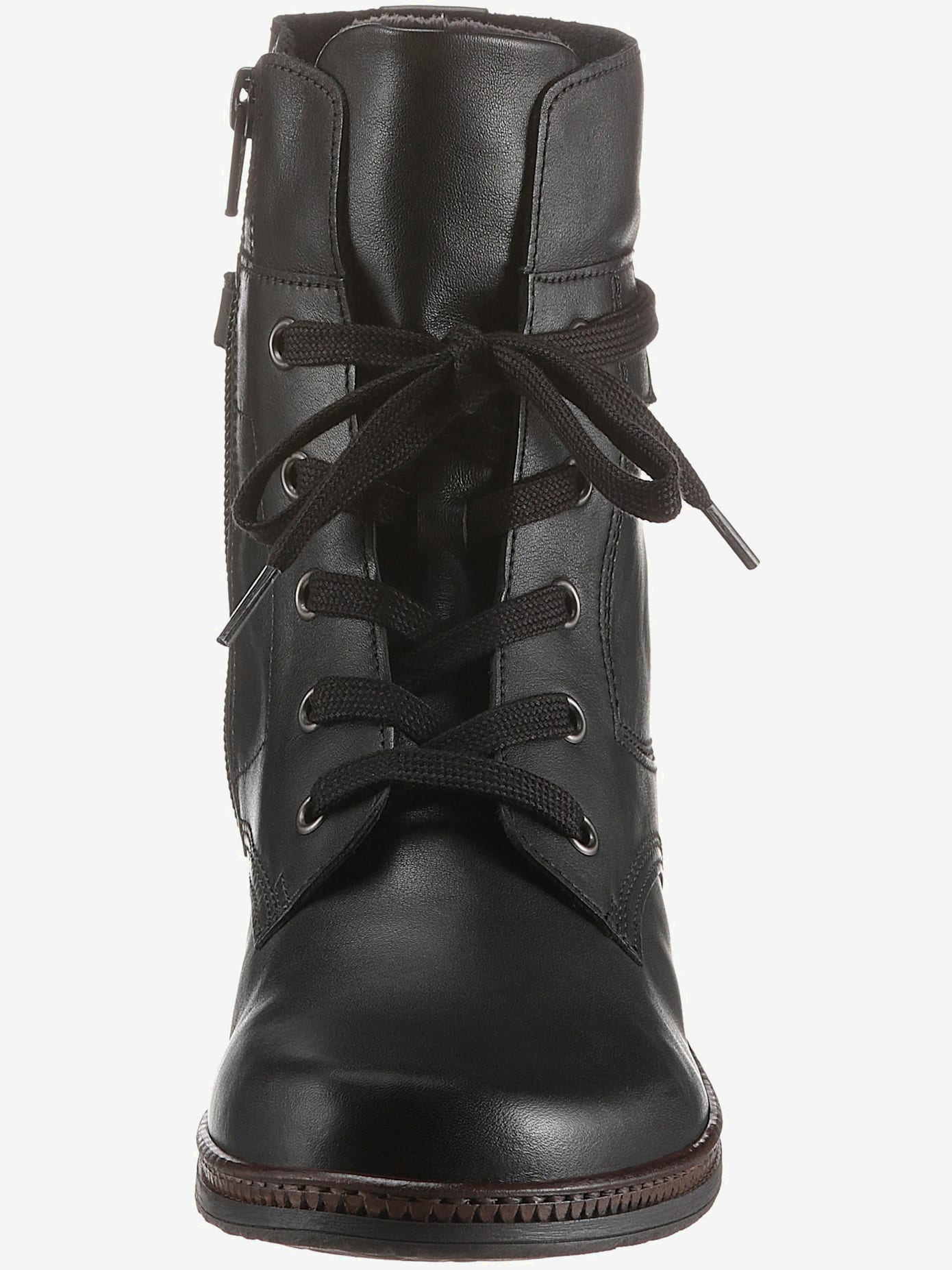 Bottines à lacets avec laçage raffiné