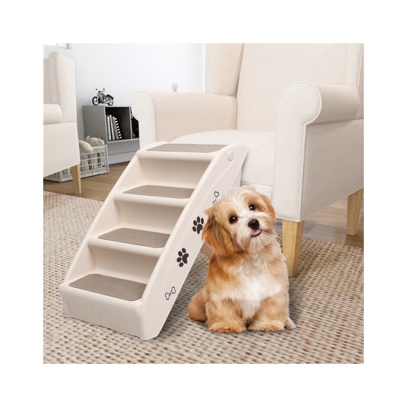 VidaXL Hundetreppe