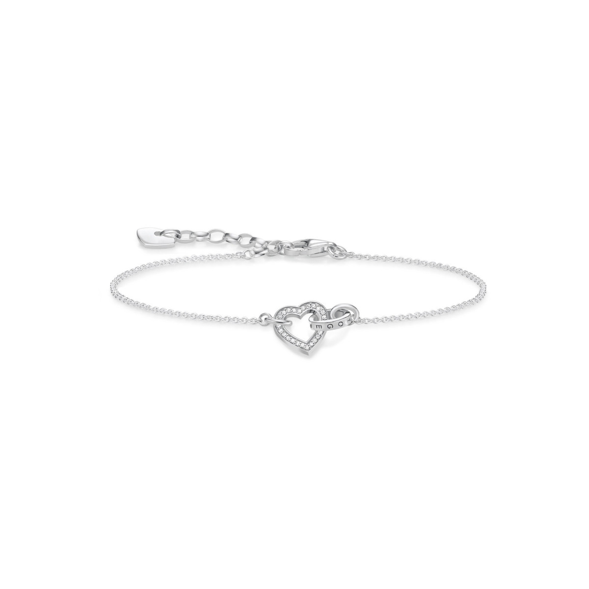 Bracelet THOMAS SABO Together Heart argent 925 zirconias