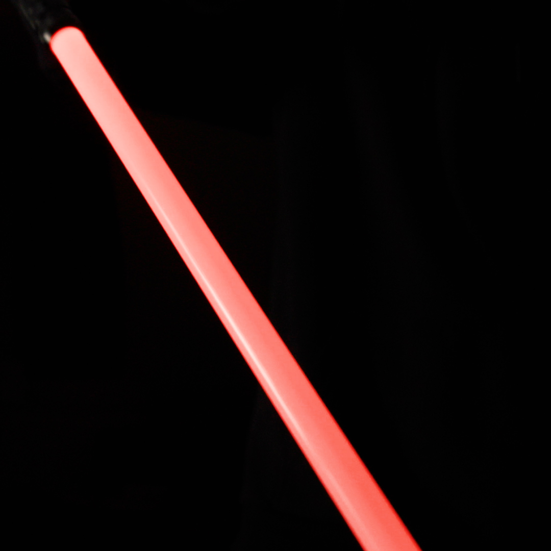 Laser Schwert Spielzeug LED Lichtschwert mit Farben / Geräuschen - Schwarz
