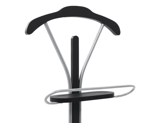 Valet de chambre 45 x 35x107 Noir et gris