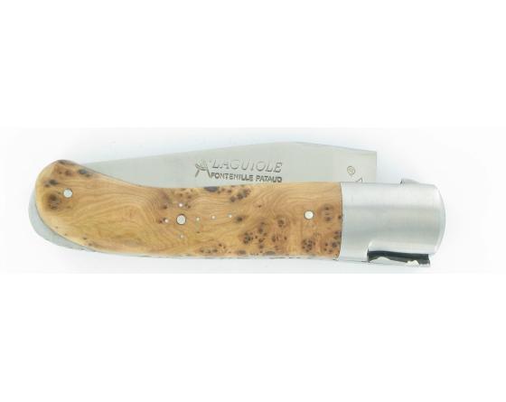 Laguiole Gentleman Loupe de Genévrier Couteau de Poche - Laguiole par Fontenille Pataud
