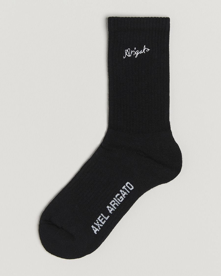 Axel Arigato Sribble Logo Socks Black