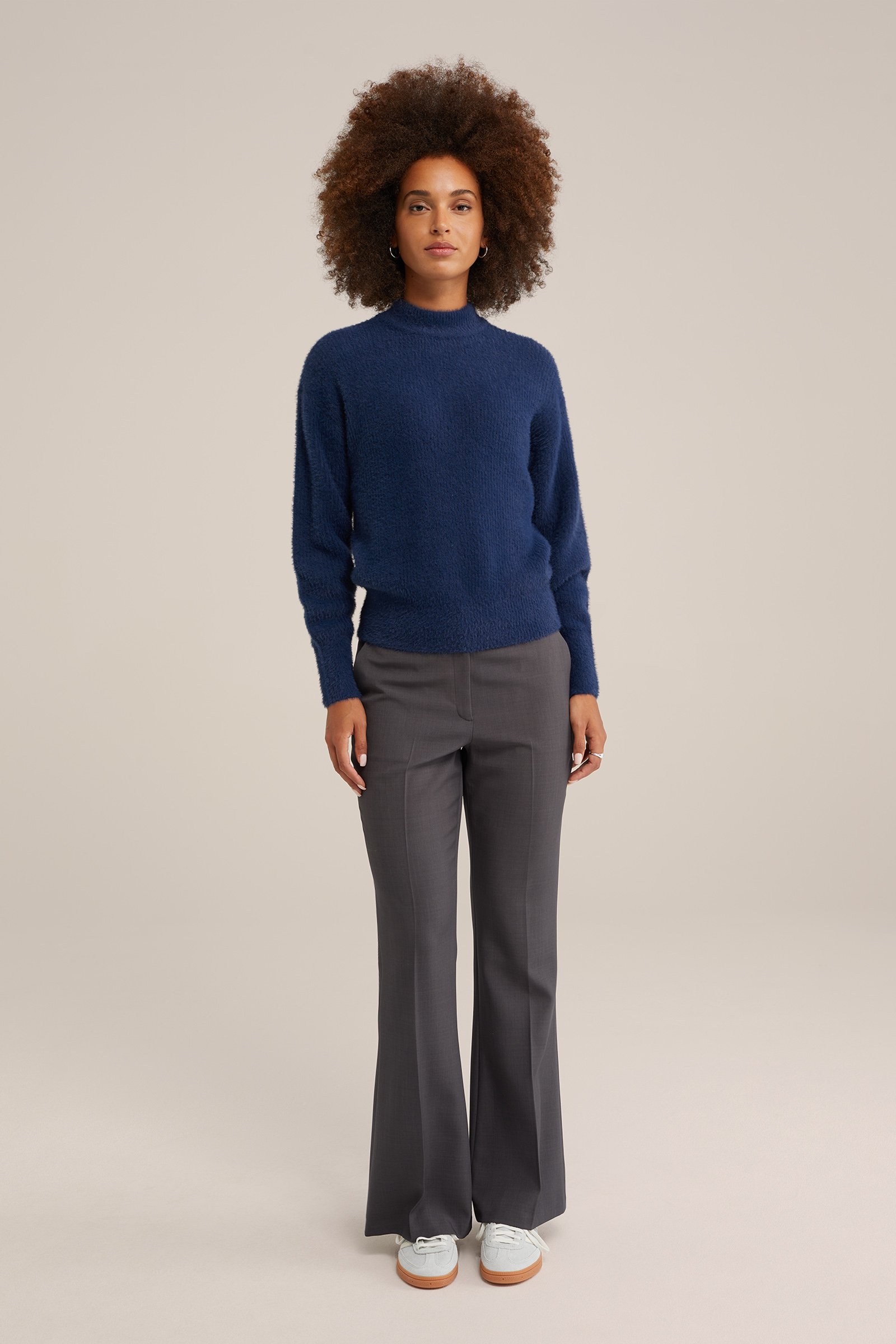 gebreide trui WE Fashion Blauw