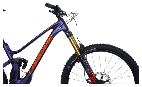 VTT tout suspendu Lapierre Spicy CF 7.9 Shimano Deore XT 12V 29'' Carbone Violet / Or / Orange 2023 - Vélo d'Exposition