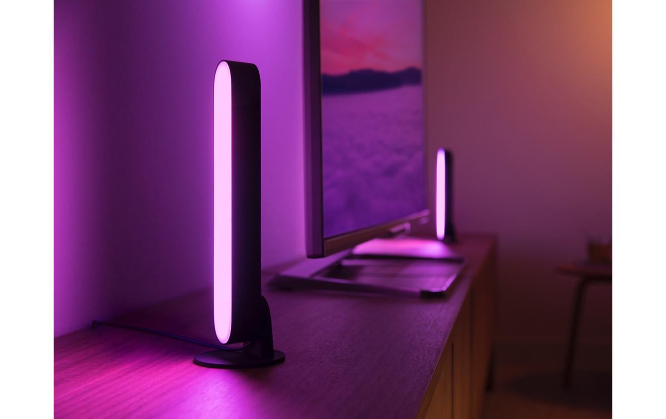White & Color Ambiance Play Lightbar Basis SchwarzHue Light Bar, Schwarz