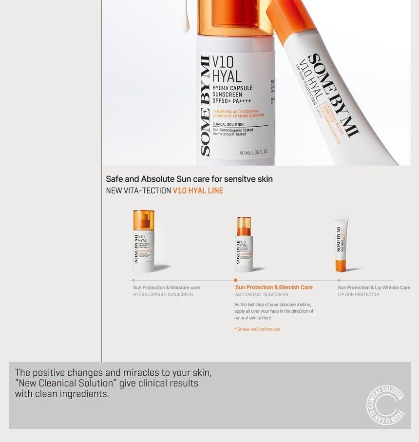 SOME BY MI - V10 Hyal Antioxidant Zonnebrandcrème