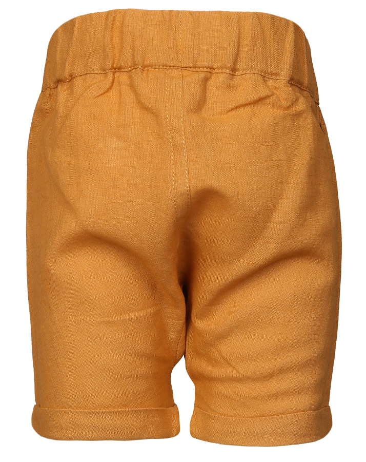 Shorts HOLME mit Leinen in orange