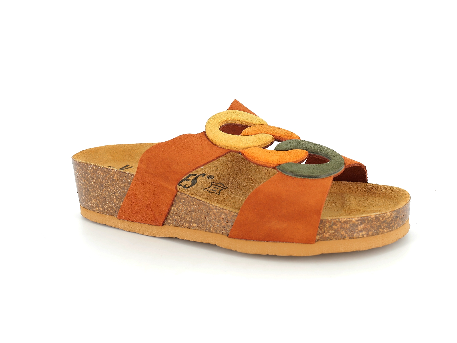 K. daques-GUALBA Cuir Multi-Marron