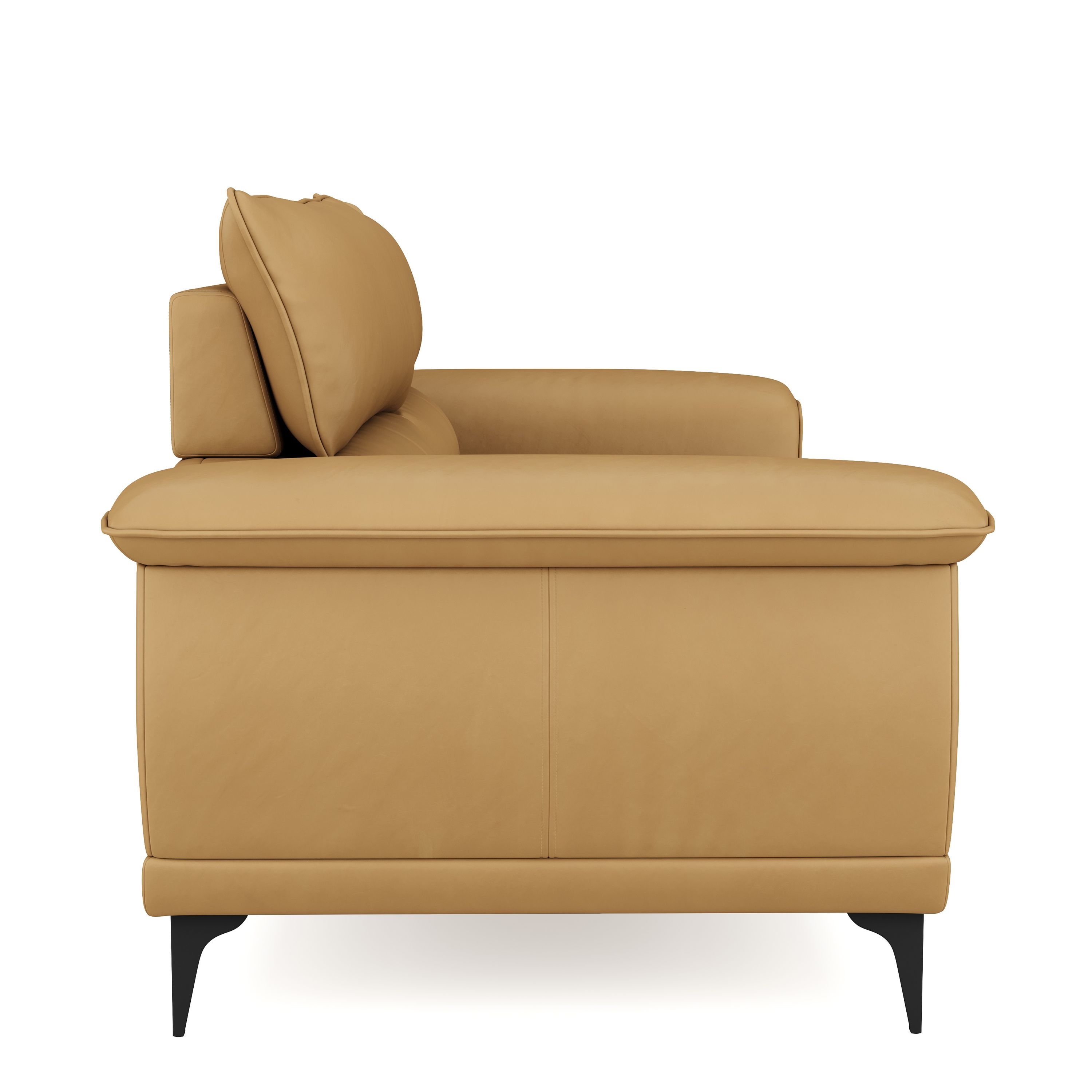 Sofa Leder GAVIN 3-Sitzer braun