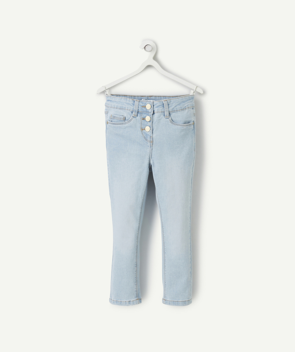 pantalon skinny fille en denim light low pimpact