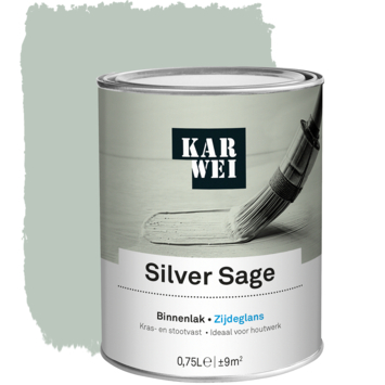 KARWEI binnenlak zijdeglans silver sage 750 ml