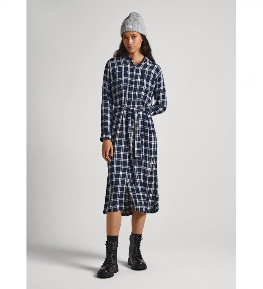 Vestido Iliana azul-marinho da Pepe Jeans