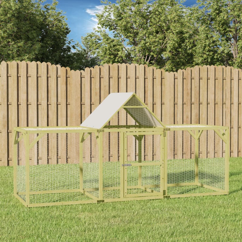vidaXL Kippenhok 300x100x150 cm Geïmpregneerd grenenhout