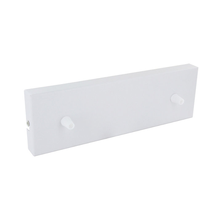 Pavillon métallique rectangle Chacon blanc 25cm