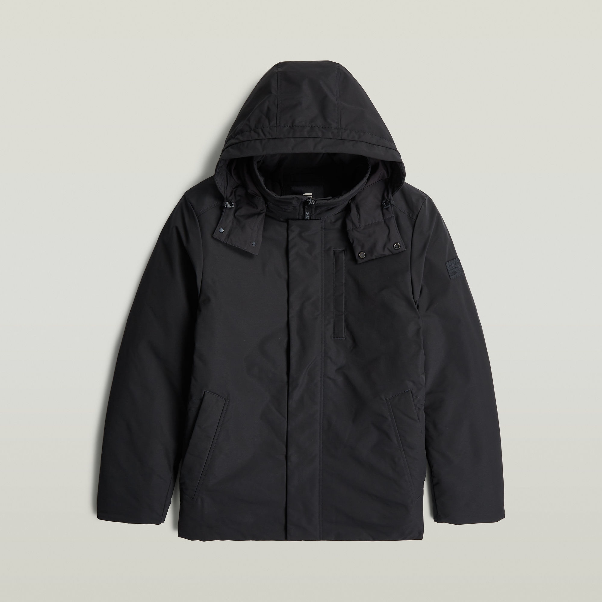 G-STAR Outdoorjacke »Clean Vodan Padded Hooded Jacket« mit Kapuze mit abnehmbarer Kapuze