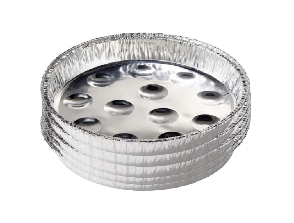 5 PLATS A ESCARGOT ALUMINIUM POUR 12 ESCARGOTS
