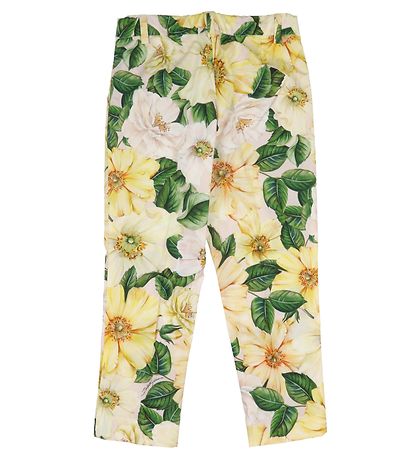 Dolce & Gabbana Hosen - Gelb m. Blumen