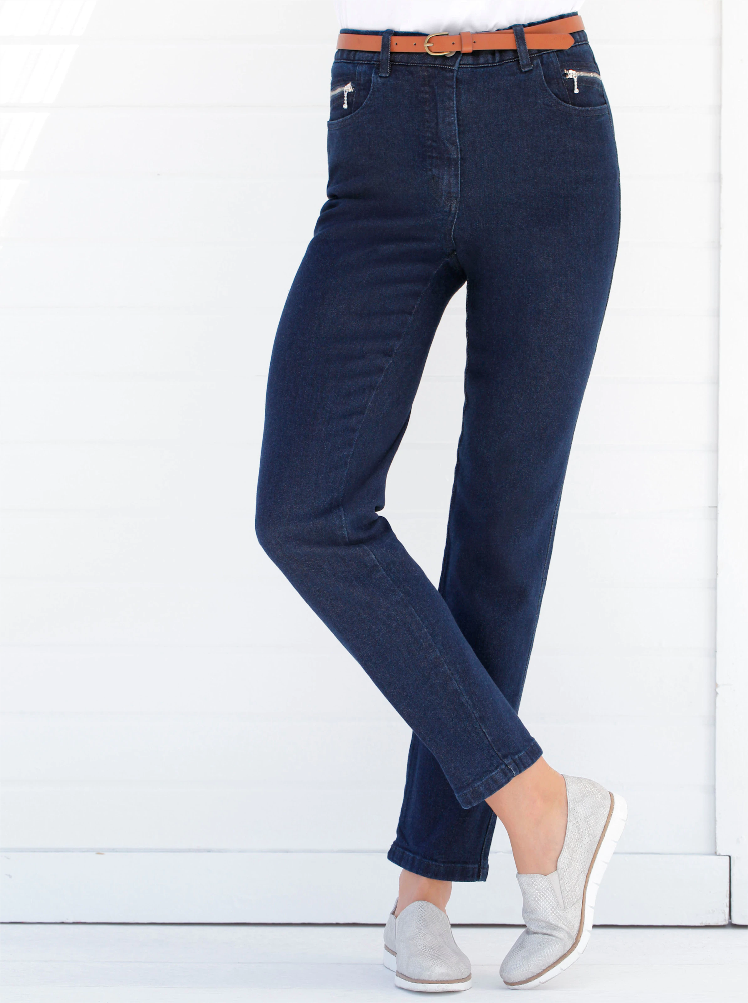 5-Pocket-Jeans in dark blue