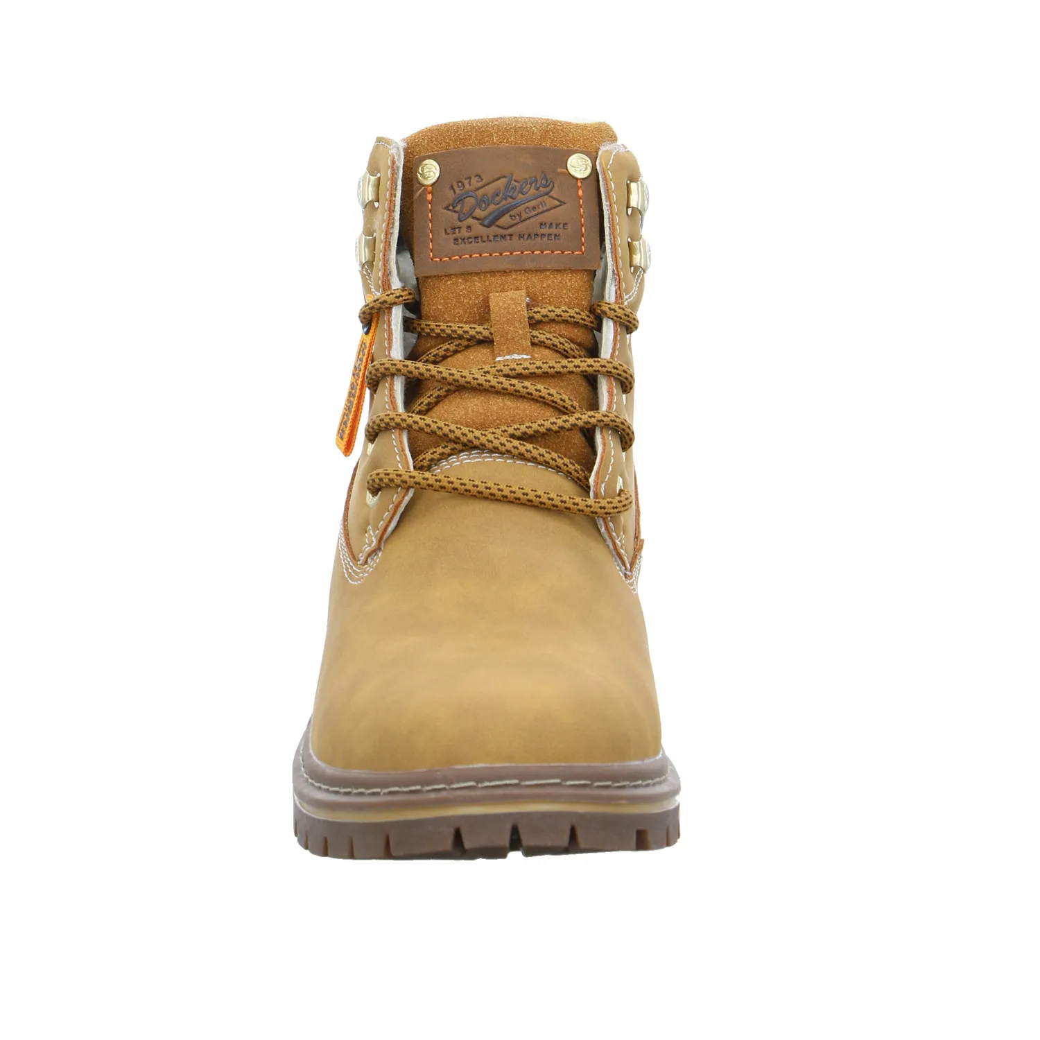 DOCKERS Winter-Boots Gelb Lederimitat