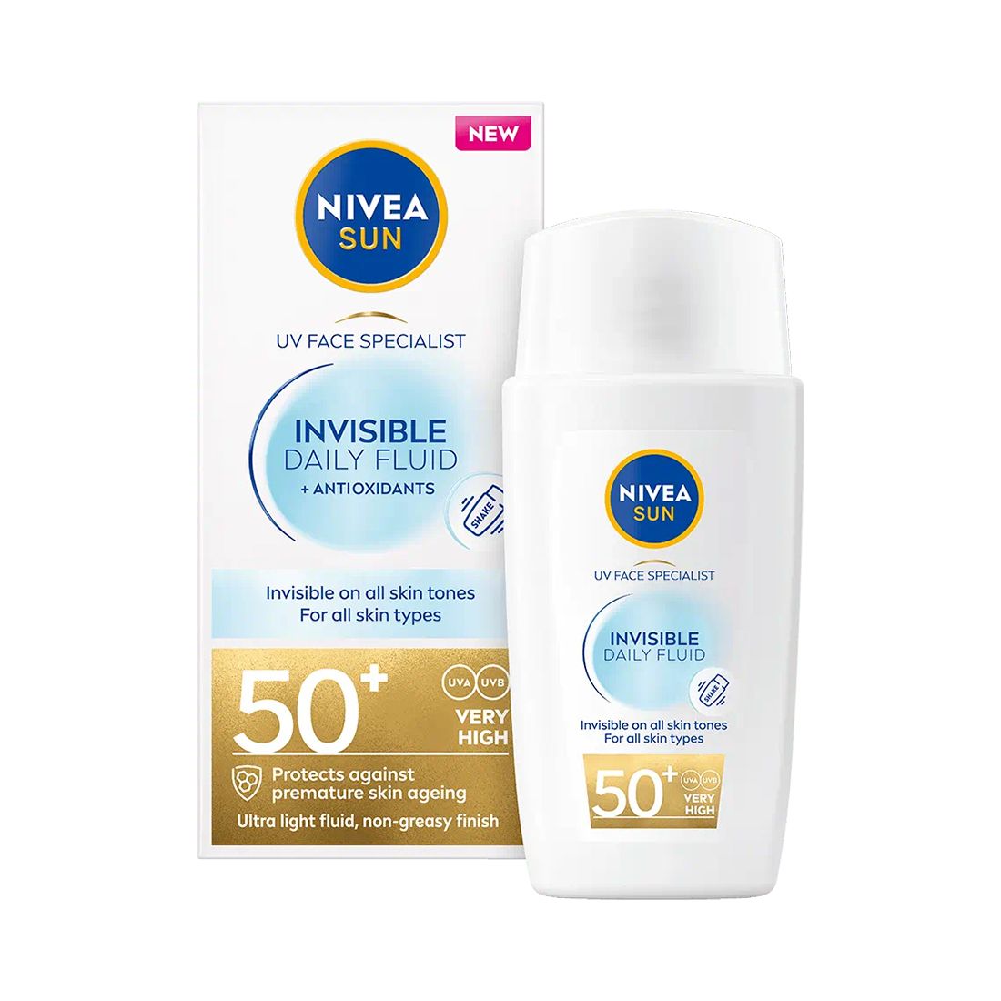 Sun UV Face Specialist Invisible Daily Fluid SPF 50+