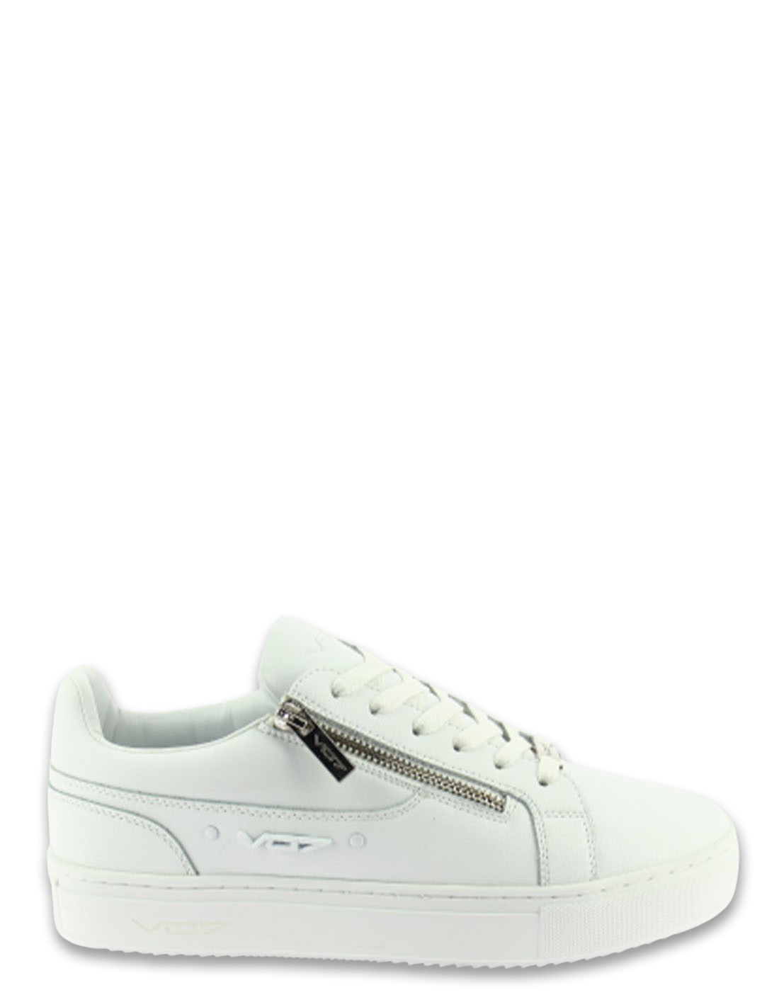 v07 baskets de ville homme roma white cuir blanc