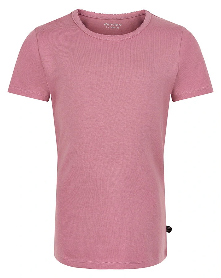 T-Shirt BASIC 33 2er Pack in rose/blau