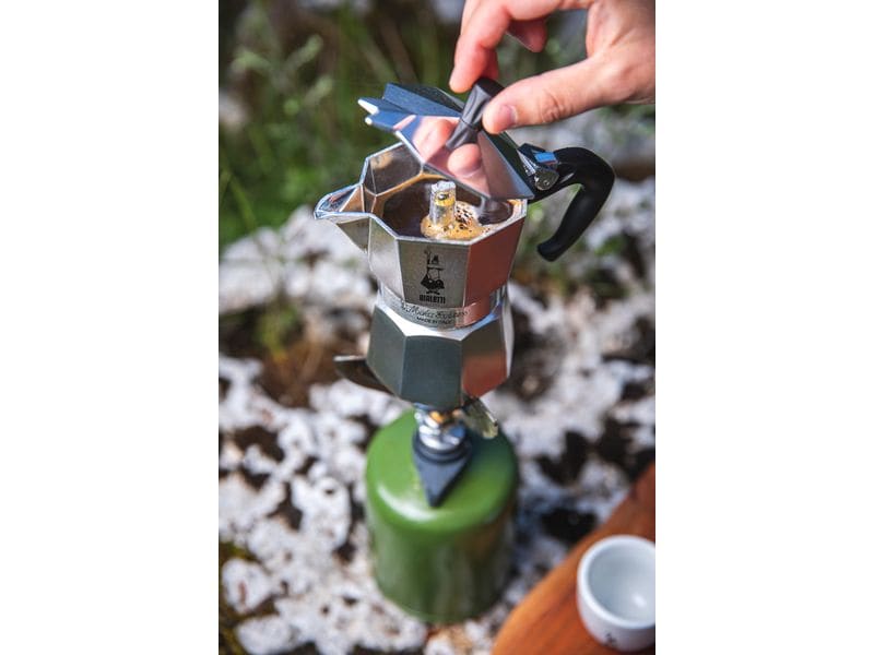 Bialetti Espressokocher Moka Express 6 Tassen, Silber Italienische Espressokanne – ein Design-Klassiker