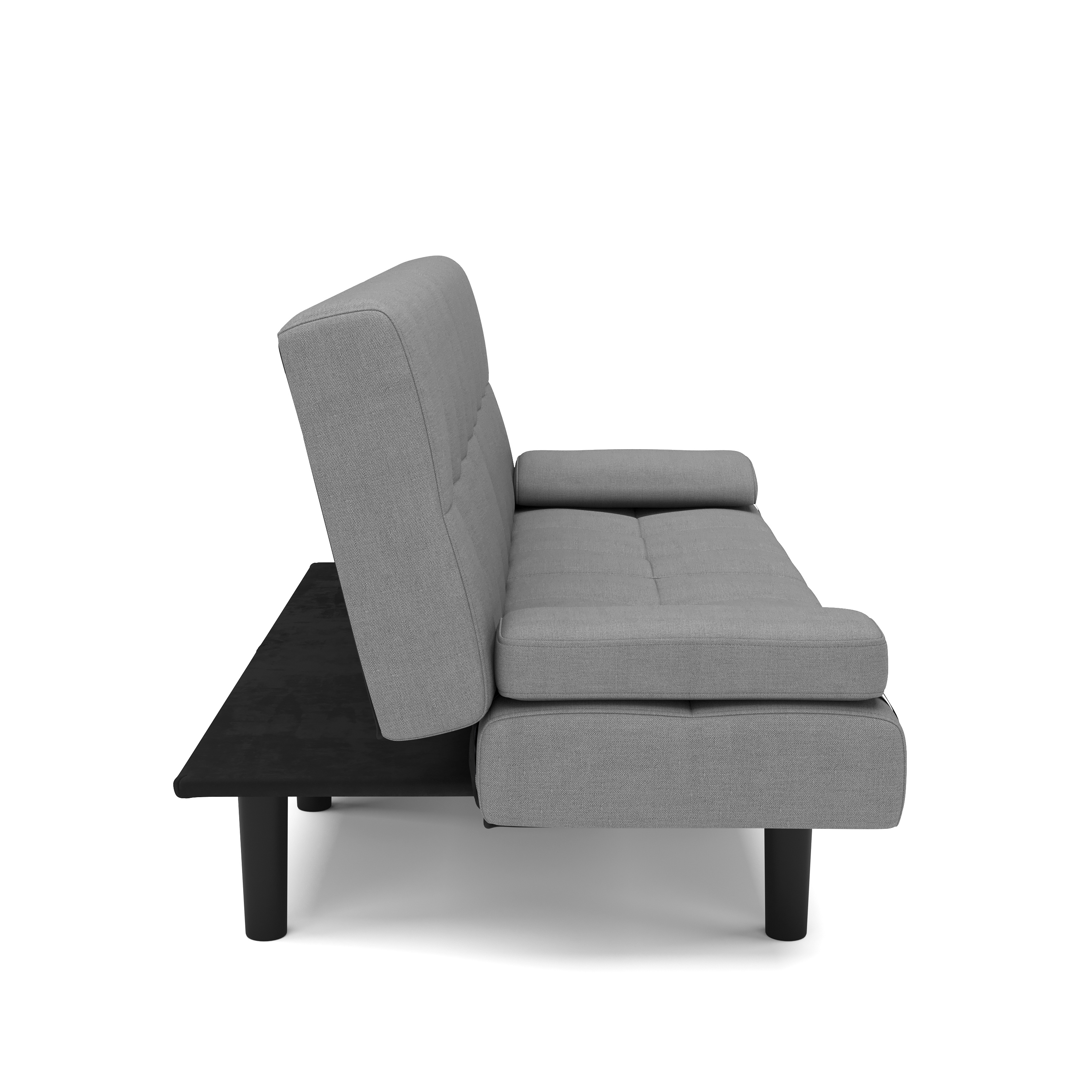 Schlafsofa Leinen LINUS multifunktional grau