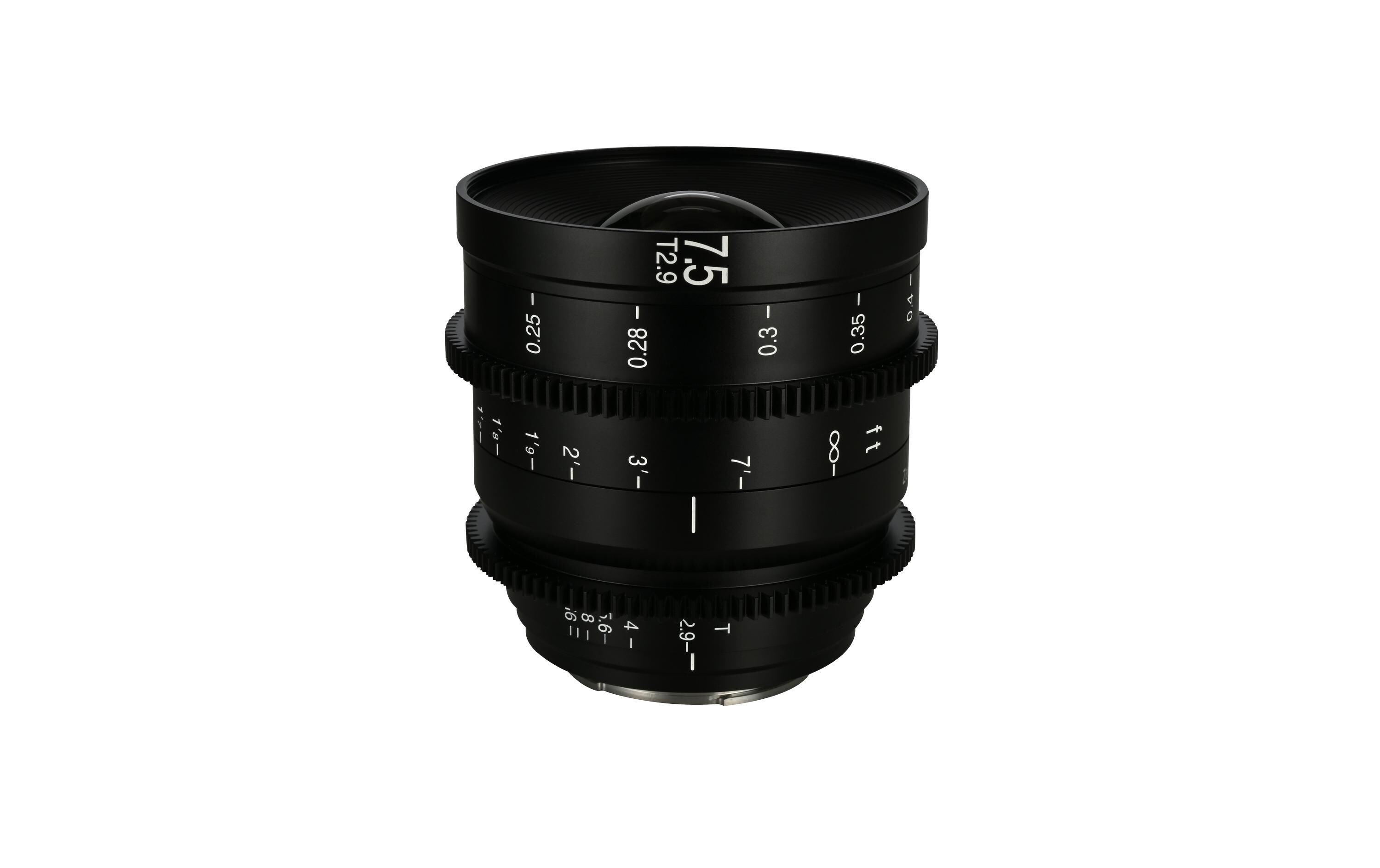 Festbrennweite 7.5 mm T2.9 Zero-D S35 Cine Lens – Canon RF<br>Laowa 7.5 mm T2.9 Zero-D S35 Cine