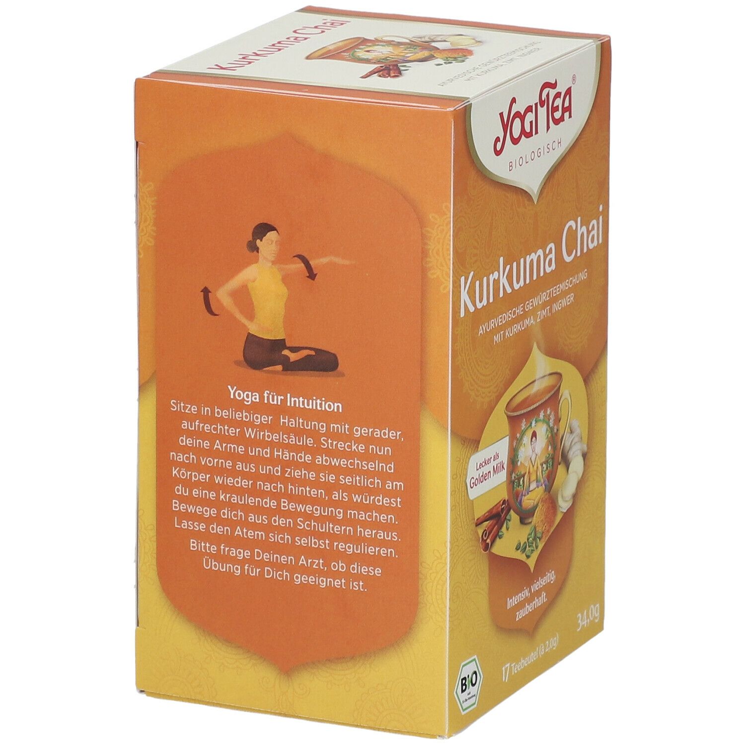 YOGI TEA® Kurkuma Chai, Bio Gewürz- und Kräutertee