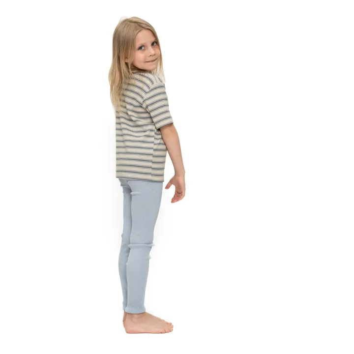 Minimalisma Legging en Soie Bieber | Bleu ciel