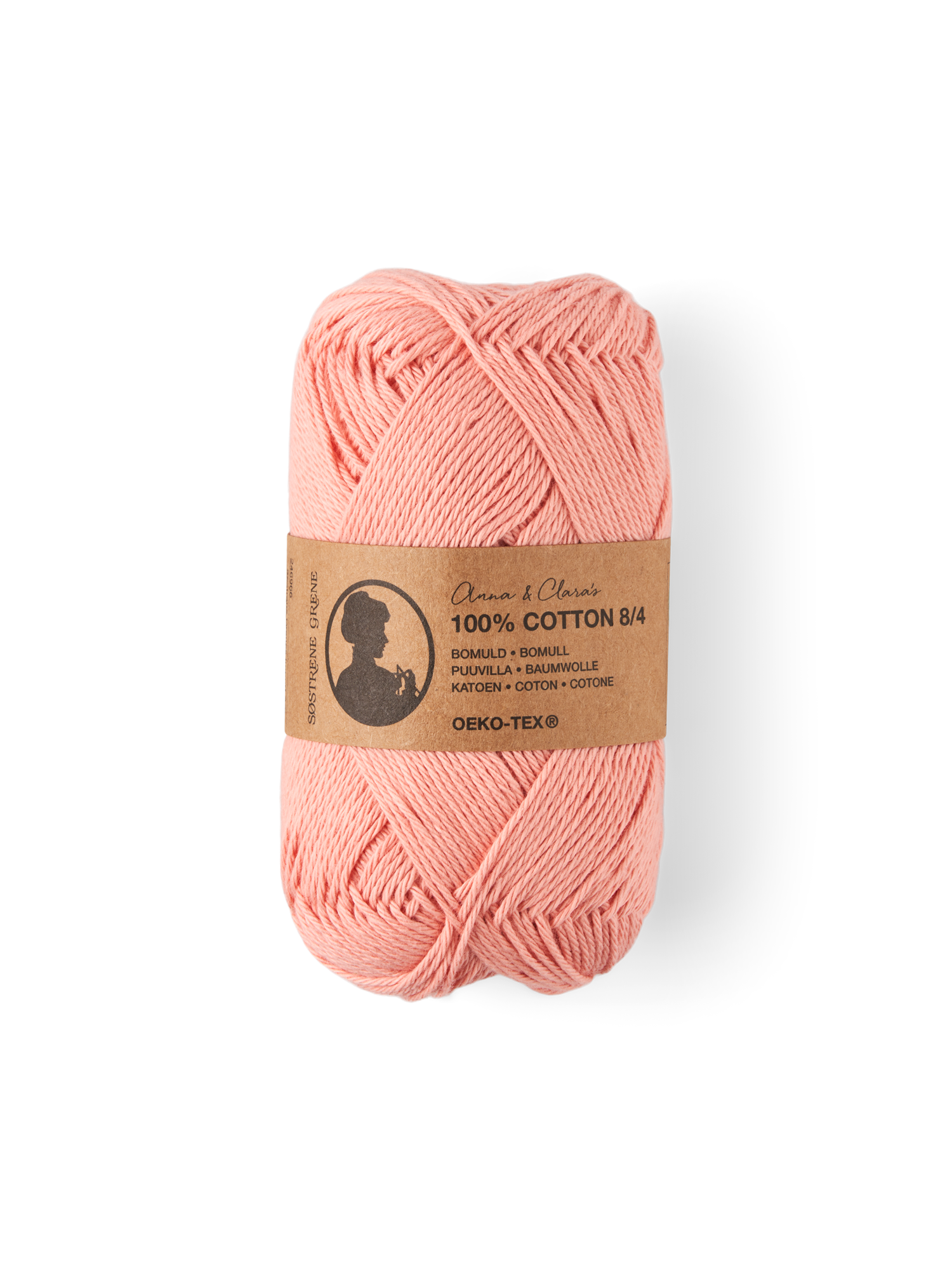 Garn 8/4 | Bomuld. 50 g = 160 m. | Coral