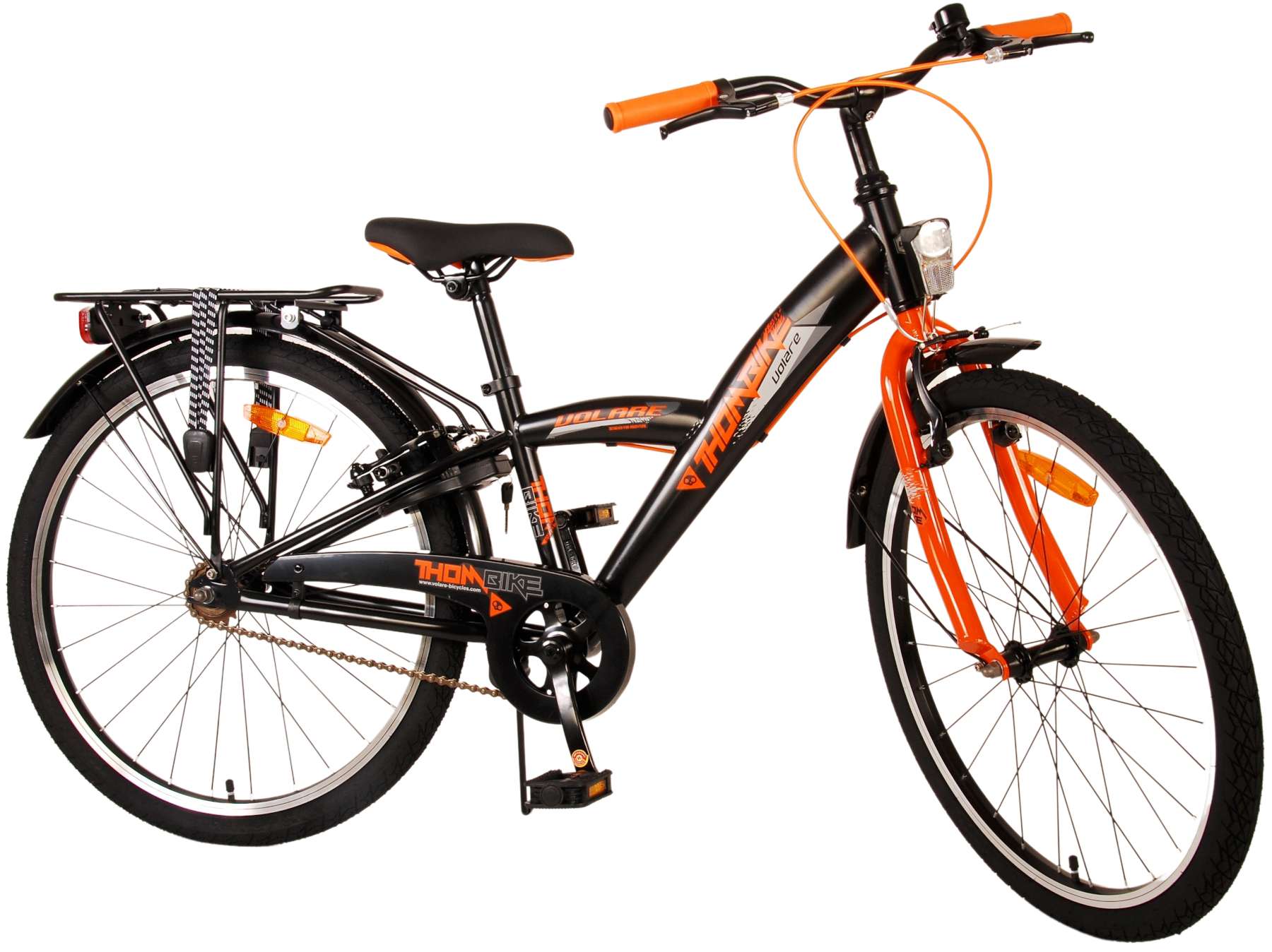 TPFSports Thombike Kinderfahrrad - Jungen - Rücktritt + Handbremse - 24 Zoll - Blau
