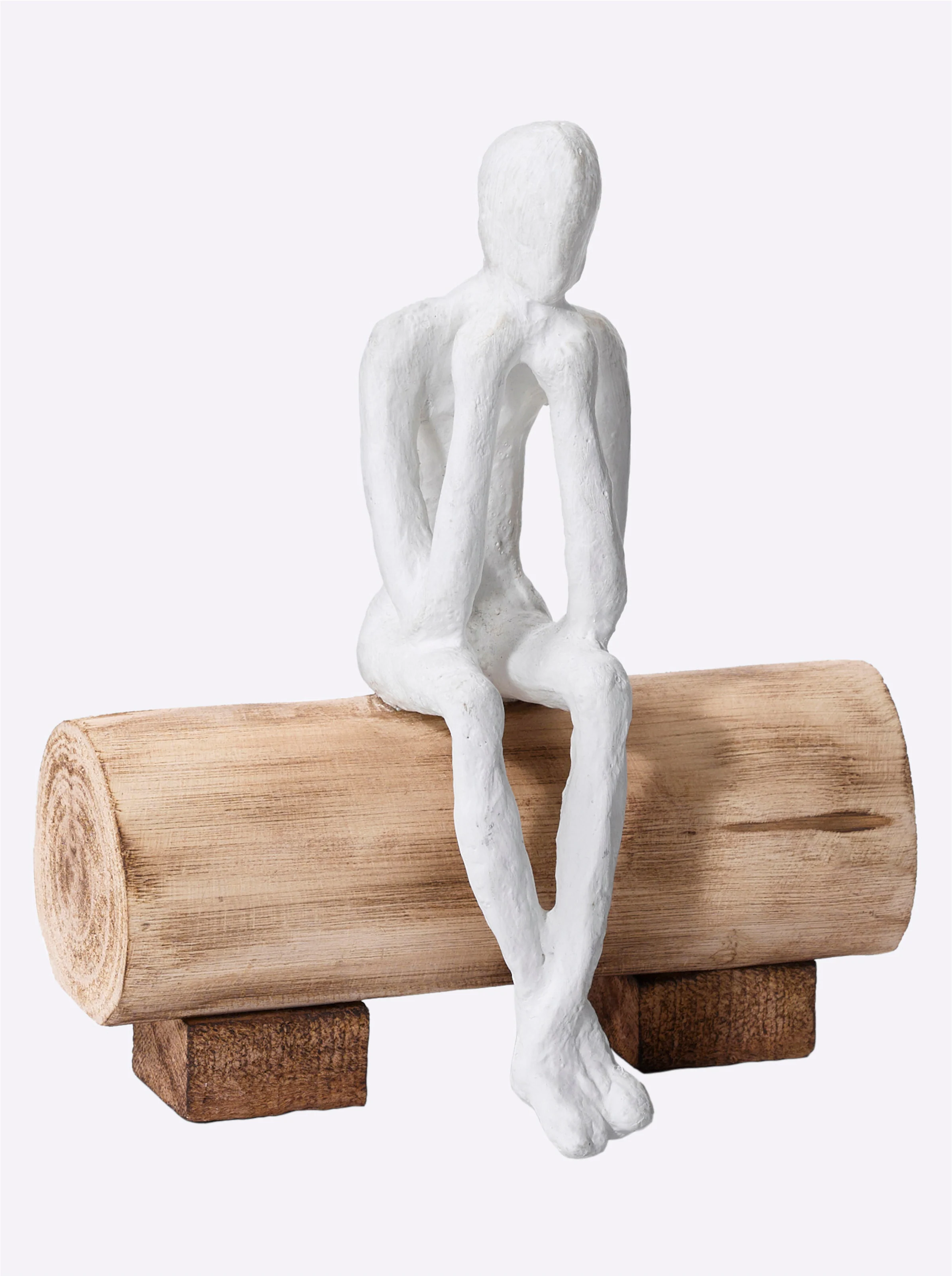 heine home Deko-Figur in natur-weiß