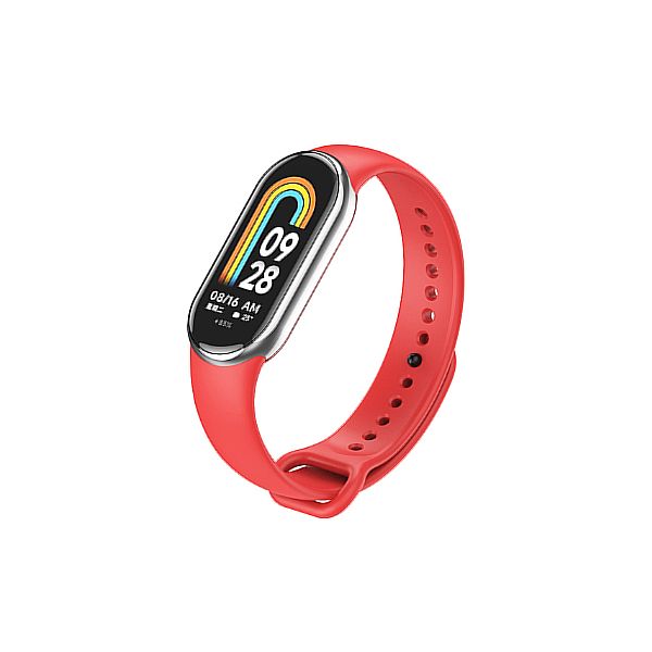 Phonecare Bracelete Smoothsilicone Compativel Com Xiaomi Smart Band 9 Vermelho