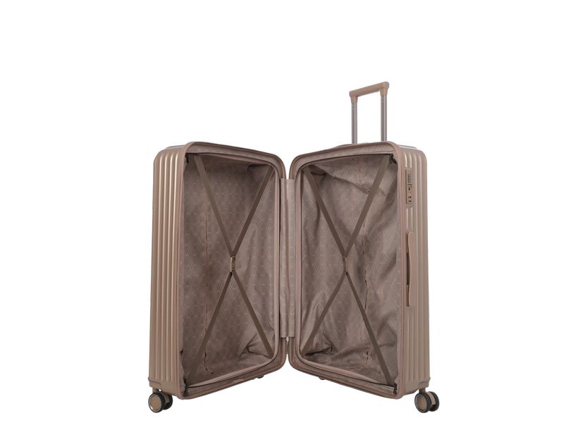 travelite Paros Trolley L 101 l, Braun Reisekoffer