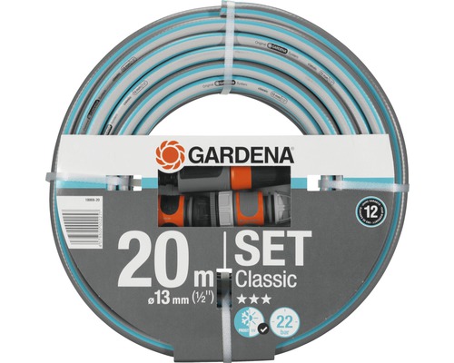 GARDENA 3000/4 tuinpompset inclusief aanzuigslang, tuinslang en aansluitstukken