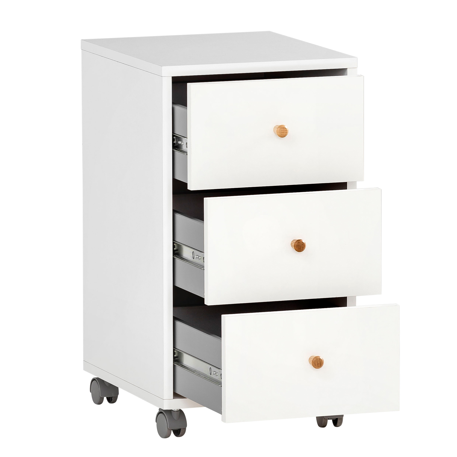 Rollcontainer - perlweiß - 32,6 cm