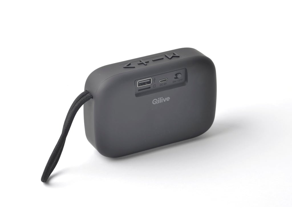 COLUNA PORTÁTIL QILIVE 600128296 PRETA BT 4W Q.1297