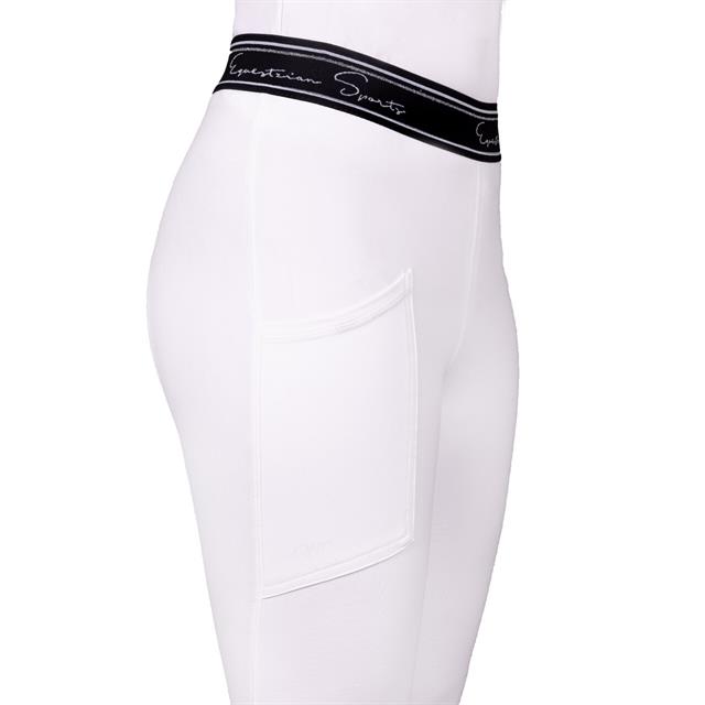 Paardrijlegging QHP Eden Competition Full Grip Kids Wit