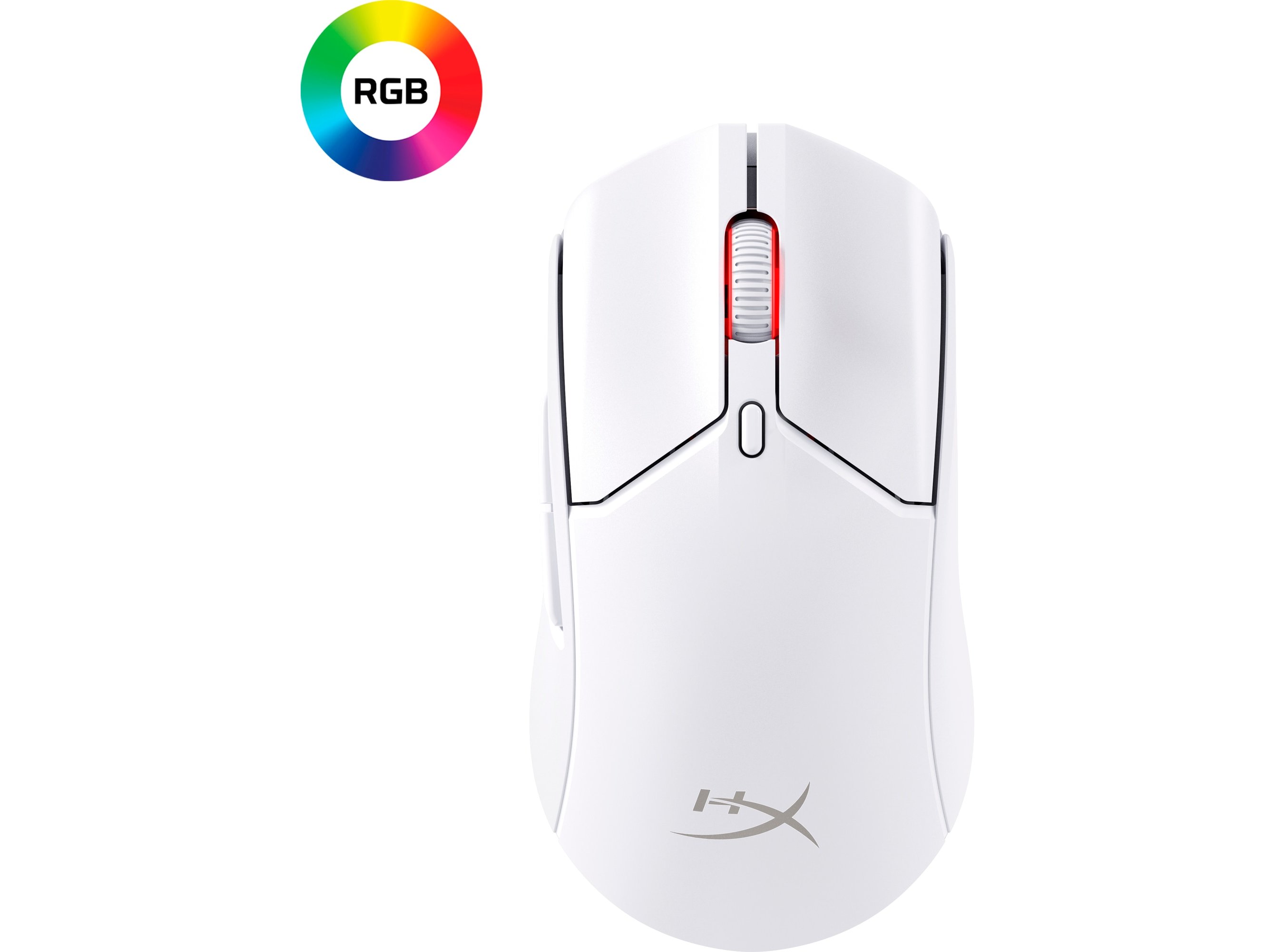 RATO GAMING HYPERX 6N0A9AA BRANCO RGB